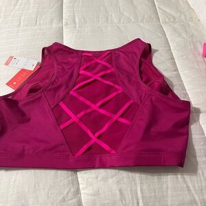 Livi Active Magenta and Pink Sports Bra